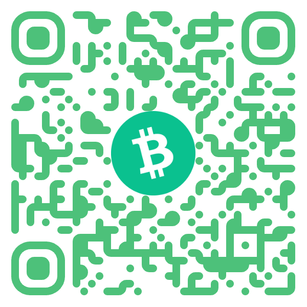 BCH receiving address QR code